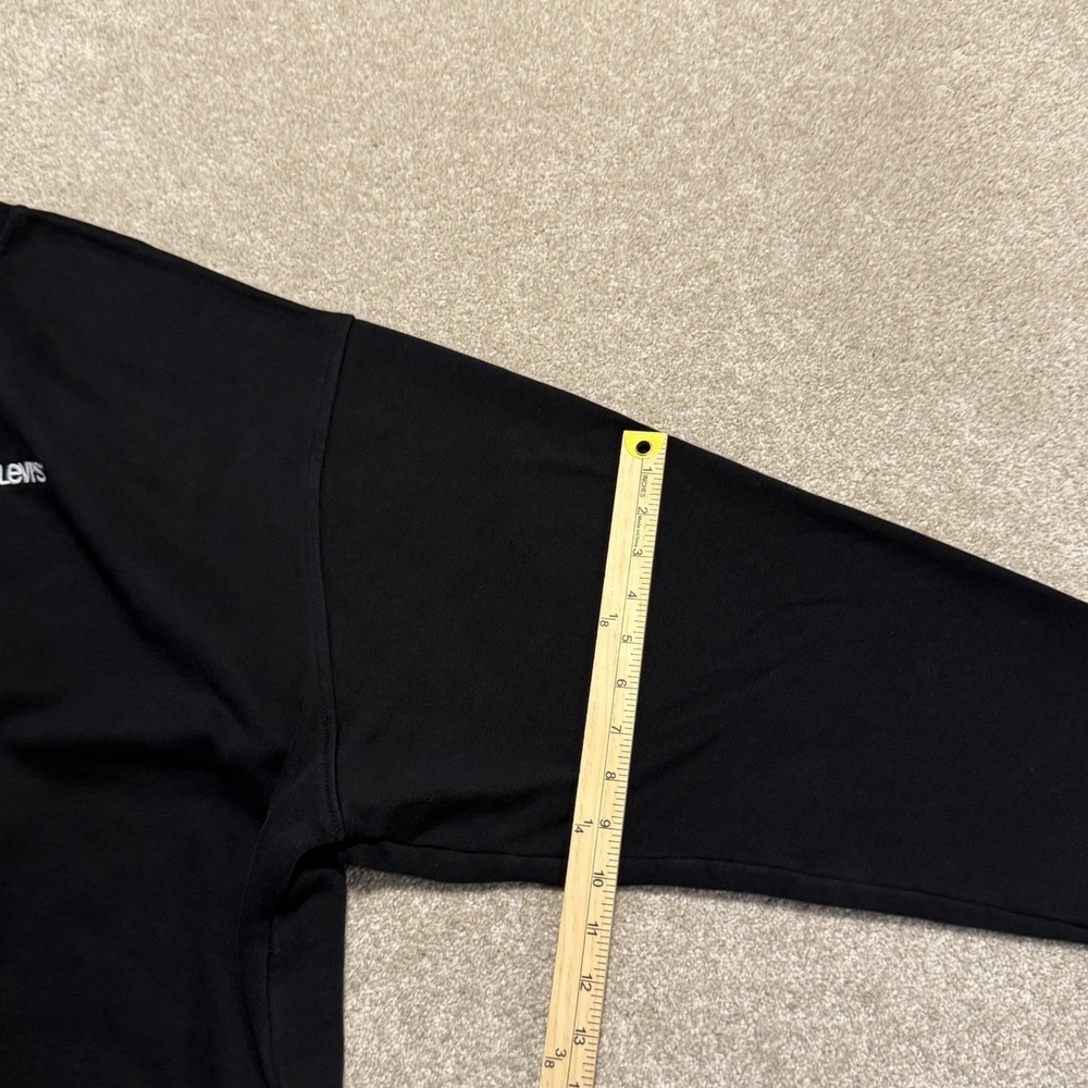 Levis Sweatshirt Mens 3XLT Black Relaxed Crewneck Pullover Big Tall Work Casual - Picture 6 of 9